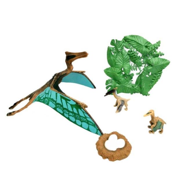 Pterosaur T-rex plastic dinosaur toy