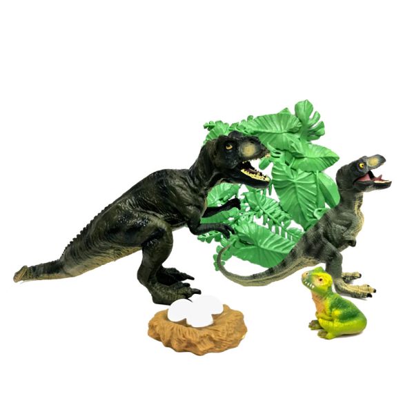 Pterosaur T-rex plastic dinosaur toy