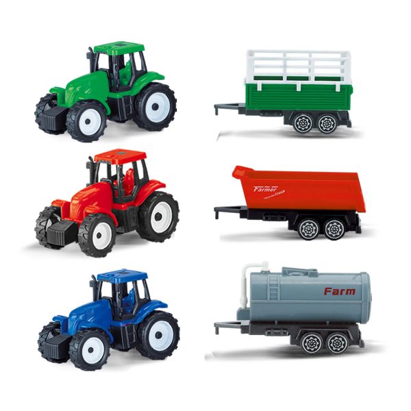 ABS Material Tractor Trailer Toys
