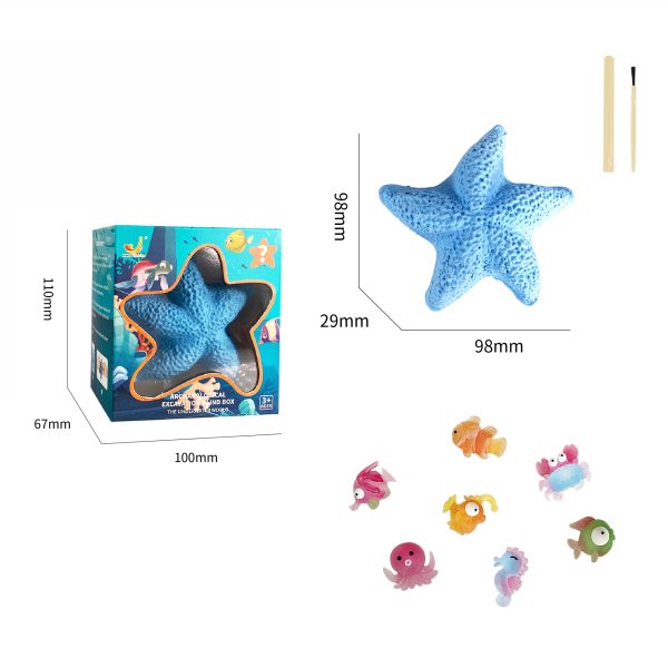 Dig It Out Mini Plastic Sea Animal Excavation Kit Toy