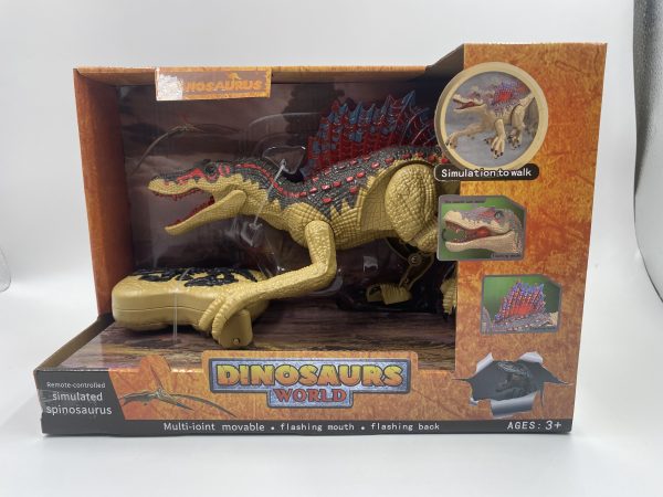 2.4G Simulation Walking RC Spinosaurus Remote Control Dinosaur Toys With Light and Sound