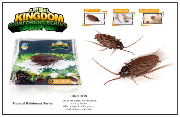 Plastic realistic insect cockroach electronic mantis trick toys