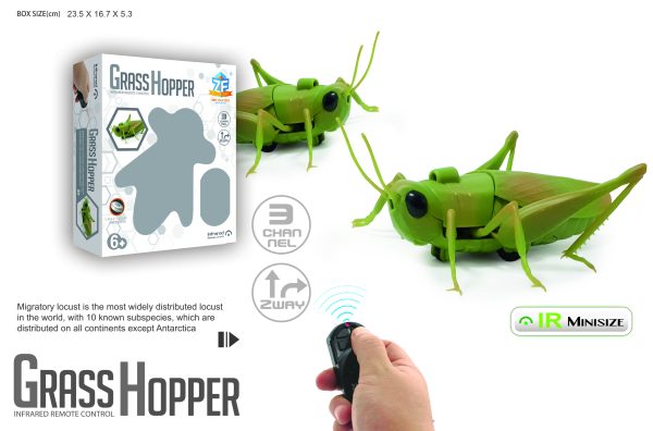 Infrared grasshopper rc insect toys