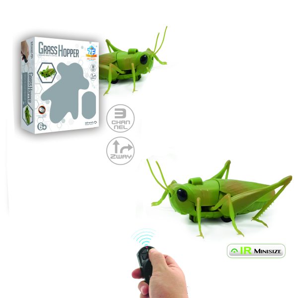 Infrared grasshopper rc insect toys