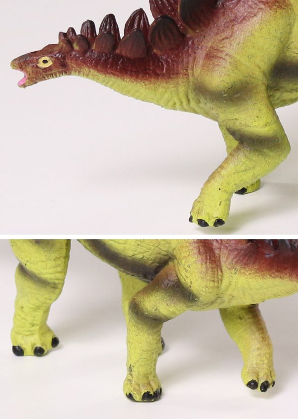 Solid PVC toy Stegosaurus dinosaur realistic model