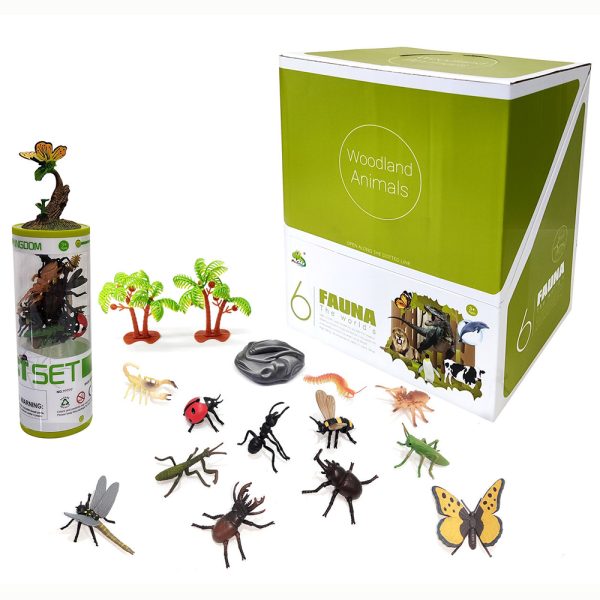 Mini PVC insect woodland farm sea animal dinosaur toy