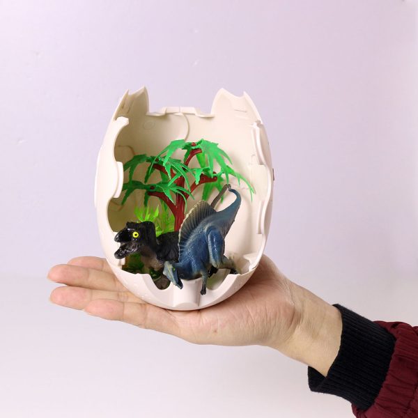 Blind box packaging 2023 Surprise small plastic dinosaur toy set in jumbo jigsaw dino egg