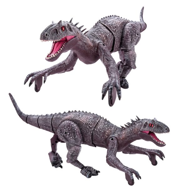 USB charging realistic walking light up rc dinosaur toy with spray