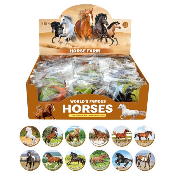 Funny educational gift PVC solid toy horse figure