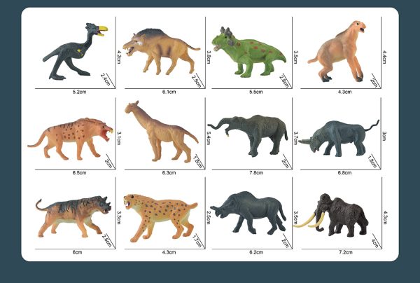 Plastic solid PVC Prehistoric Animal toy