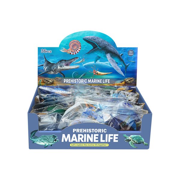 Mini solid plastic sea animal toys
