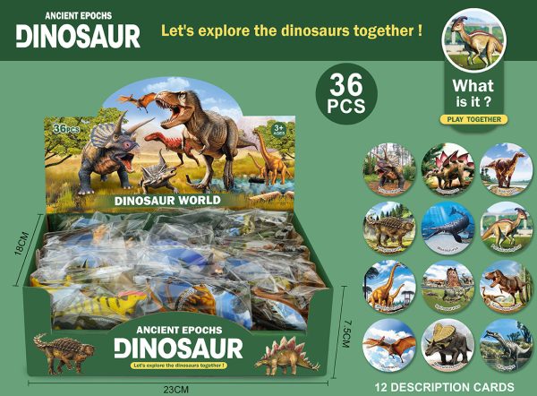 Plastic dinosaur model toy