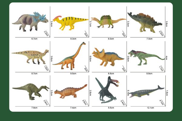 Plastic dinosaur model toy