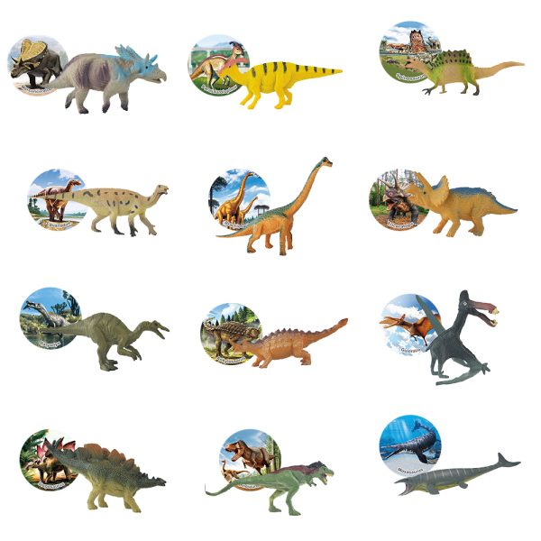 Plastic dinosaur model toy