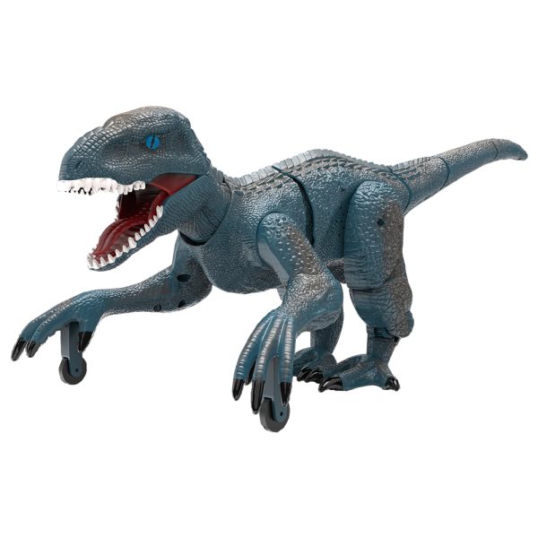 46cm velociraptor model walking toy rc dinosaur with sound