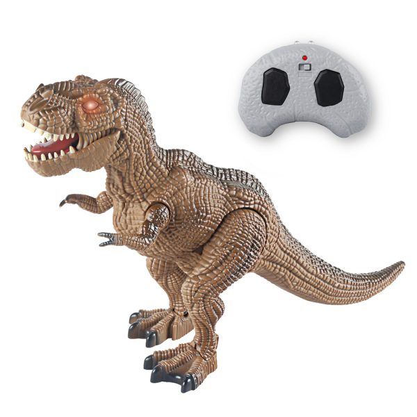 With sound and light T-rex figure walking toy radio control dinosaur
