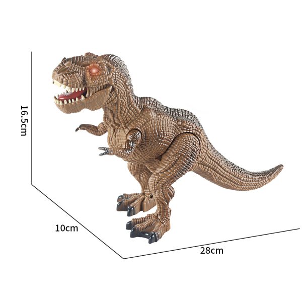 With sound and light T-rex figure walking toy radio control dinosaur