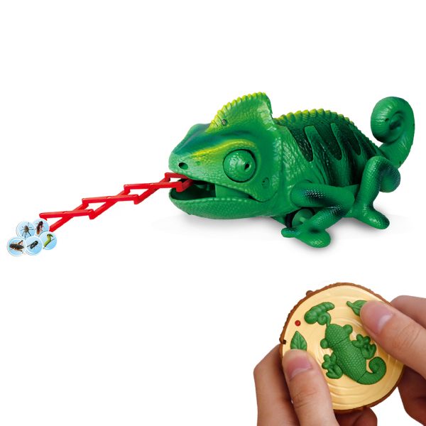 5 channel chameleon model reptile toy rc animals with light and sound