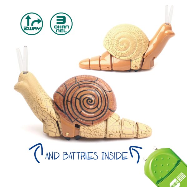 toddler play gift 3 channel remote control animal toy snail