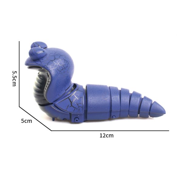 Cute baby gift plastic cartoon style radio control snake toy