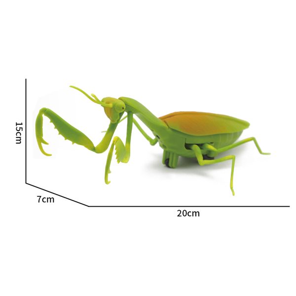 3 channel plastic infrared mantis insect rc toy animal