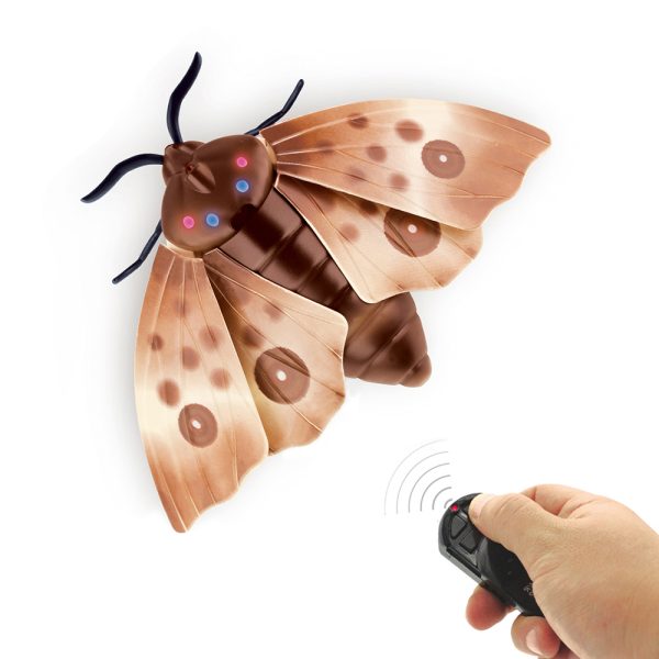 plastic moth walking animal 10m Control distance rc insect toy