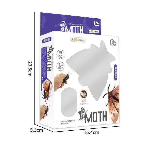 plastic moth walking animal 10m Control distance rc insect toy
