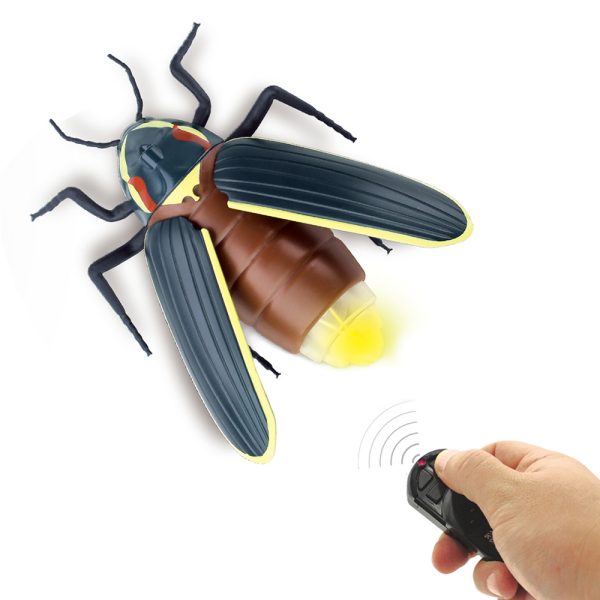 With light natural world animal insect toy rc glowworm