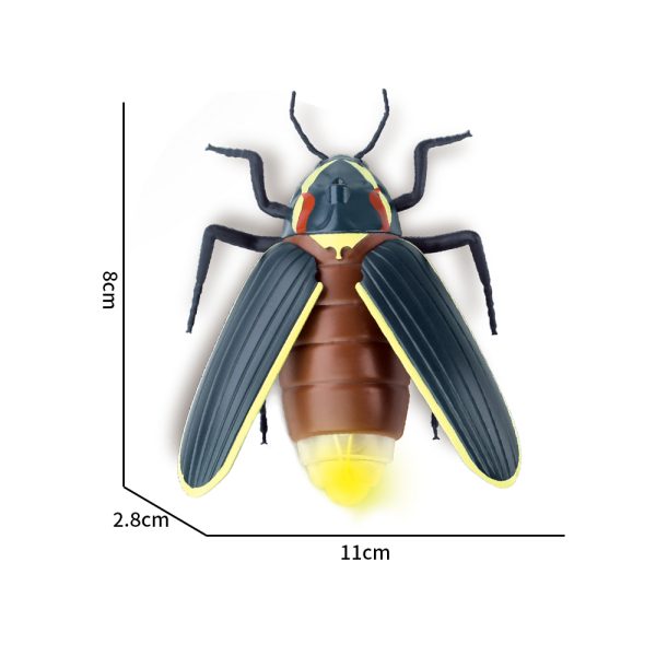 With light natural world animal insect toy rc glowworm