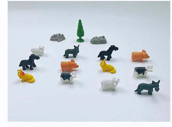 Animal tube packaging plastic dinosaur wild farm sea animal kids toys