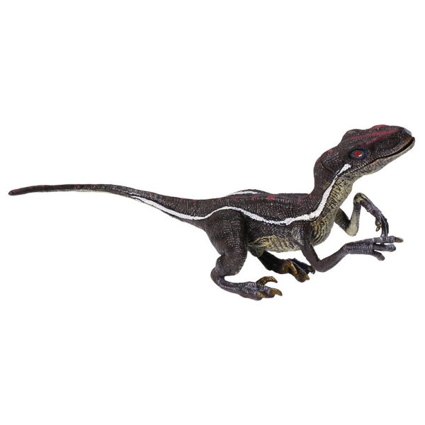 Solid hand painted Table figurines pvc toy raptor dinosaur model
