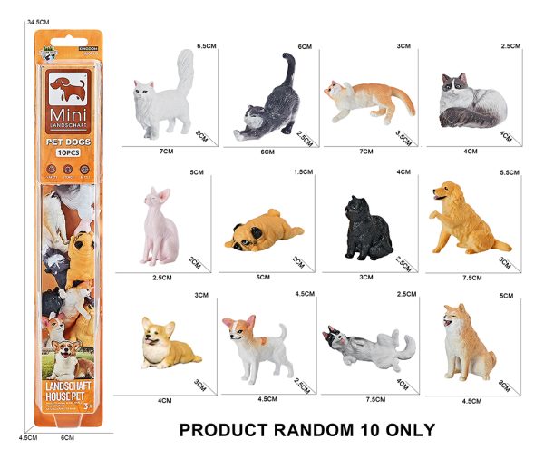 Blister card packaging solid mini plastic figure animal dinosaur toy