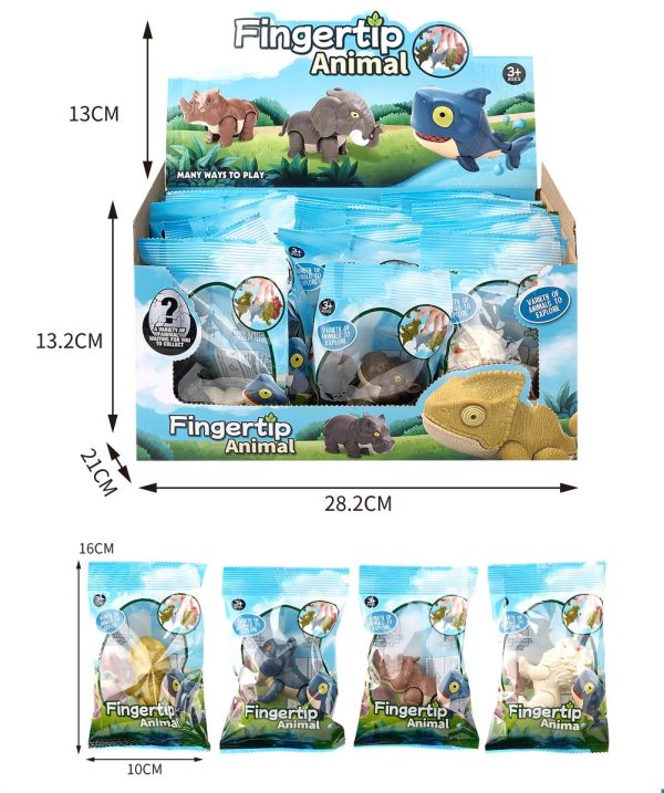 Funny gift small cheap movable joint animal toy