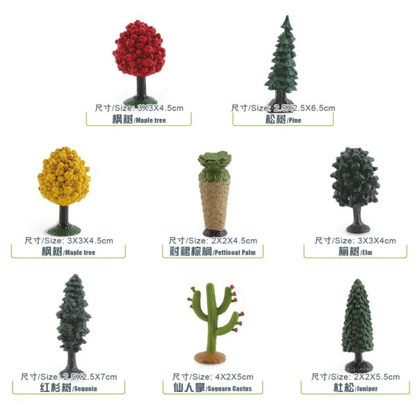 2 inches mini plastic figurines 3d vegetable and fruit model toys