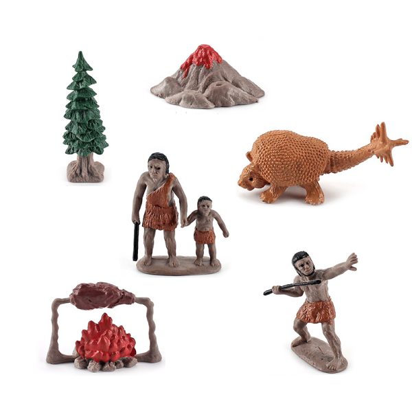 PVC mini plastic prehistoric figure toy for table decoration