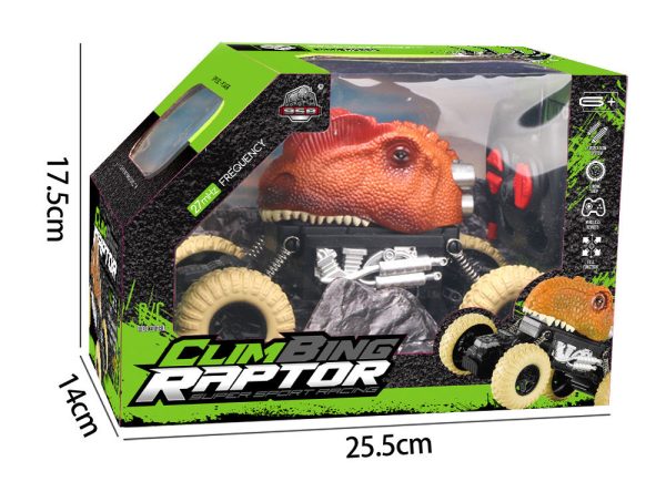 USB charging 4 channel dinosaur toy RC climbing car for boys
