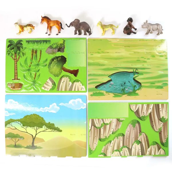 DIY zoo park with tpr animal