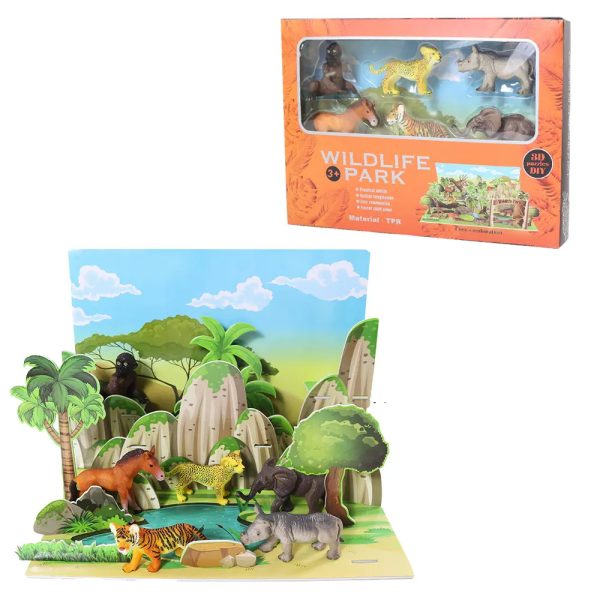 DIY zoo park with tpr animal