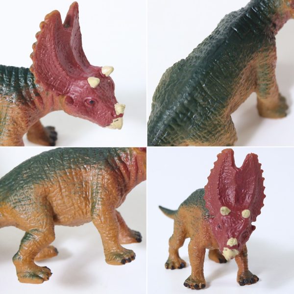 12kinds solid small 3inches plastic dinosaur figure