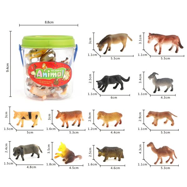 8kinds different pack insect Spider lizard crocodile farm sea wild animal dinosaur mini plastic model toy