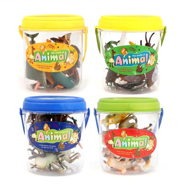 8kinds different pack insect Spider lizard crocodile farm sea wild animal dinosaur mini plastic model toy