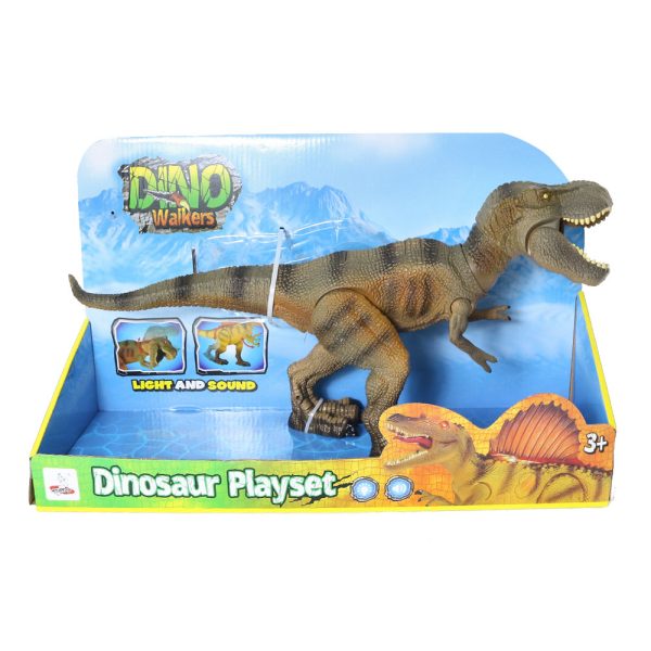 Movable jar arm T-rex plastic electric dinosaur model with light and sound