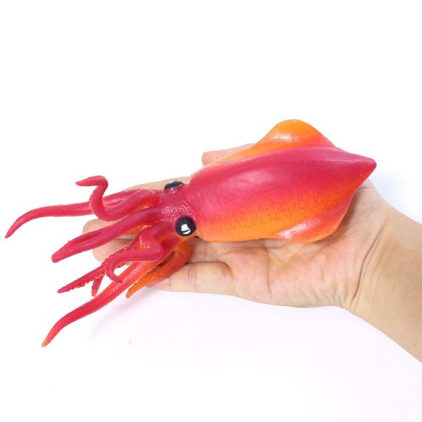 Not PVC material non-Phthalate TPE inkfish soft tpr toy sea animals