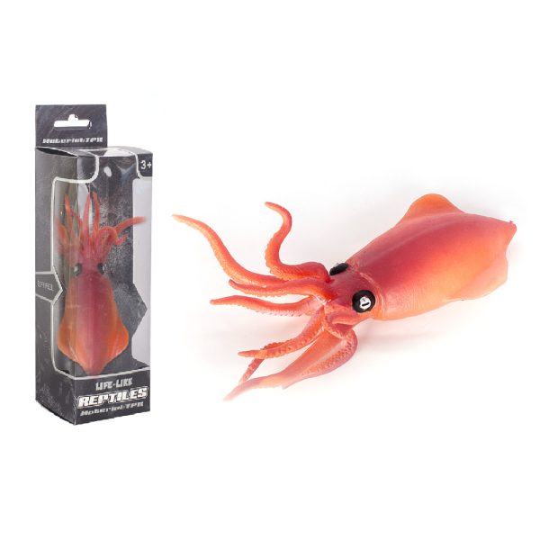 Not PVC material non-Phthalate TPE inkfish soft tpr toy sea animals