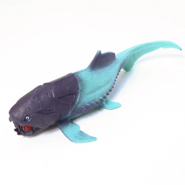 tpr material soft plastic ECO puffer kids TPE sea animal model toy
