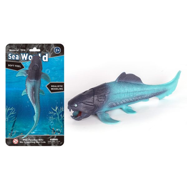 tpr material soft plastic ECO puffer kids TPE sea animal model toy