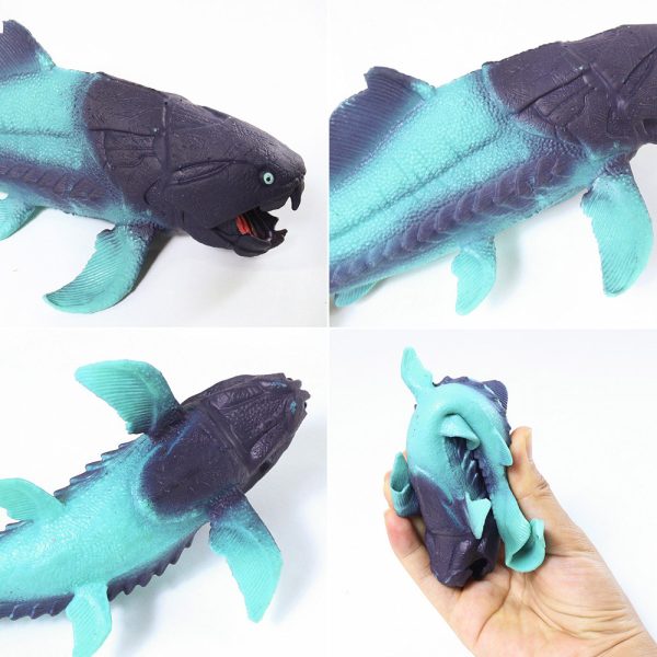 tpr material soft plastic ECO puffer kids TPE sea animal model toy