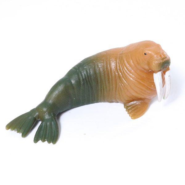 tpr walrus model TPE toy plastic ocean animal