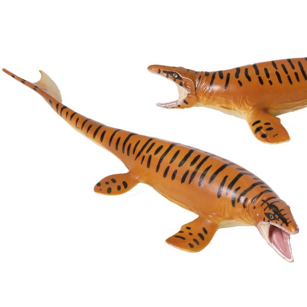 Realistic solid hand painted natural science figure PVC toy plastic mosasaurus