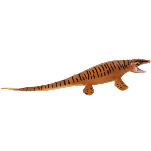 Realistic solid hand painted natural science figure PVC toy plastic mosasaurus